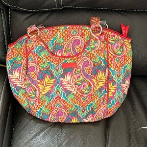 Vera Bradley tropical color Glenna handbag